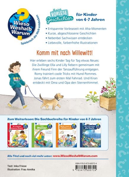 Produktbild: Wieso? Weshalb? Warum? Meine Vorlesegeschichten, Band 1 - Was erleben wir Tag f&uuml;r Tag?