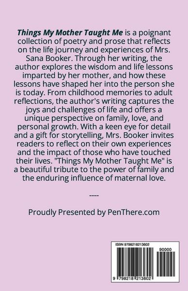 Produktbild: Things My Mother Taught Me