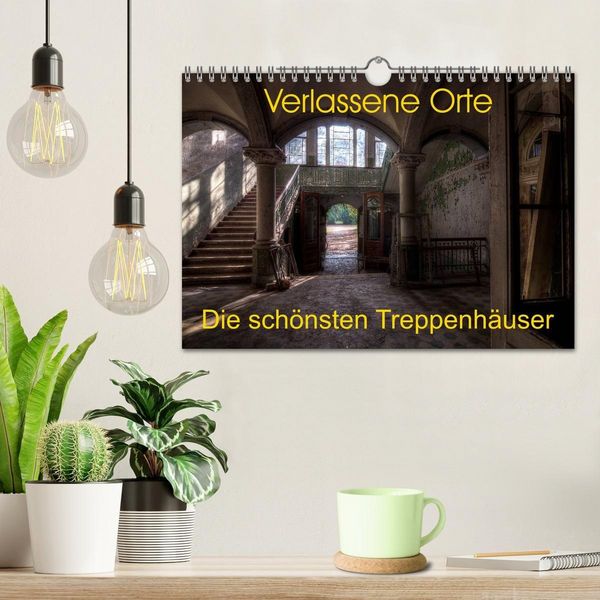 Produktbild: Verlassene Orte - Die sch&ouml;nsten Treppenh&auml;user (Wandkalender 2027 DIN A4 quer), CALVENDO Monatskalender