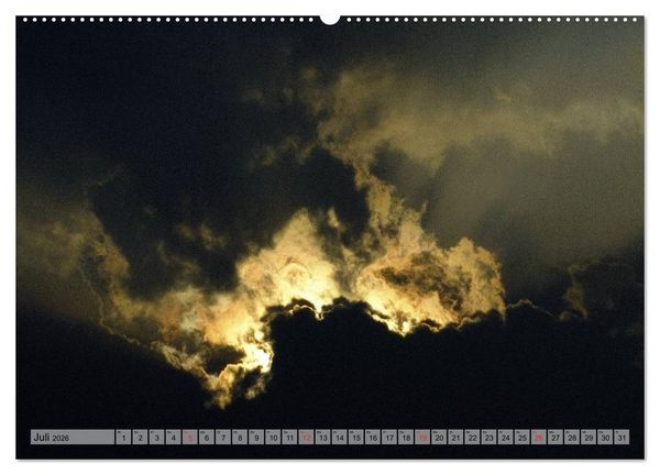 Produktbild: Wolken - Die Gesichter des Himmels (hochwertiger Premium Wandkalender 2026 DIN A2 quer), Kunstdruck in Hochglanz