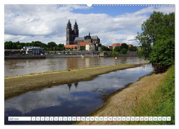 Produktbild: Magdeburg und Umgebung 2026 (Wandkalender 2026 DIN A2 quer), CALVENDO Monatskalender