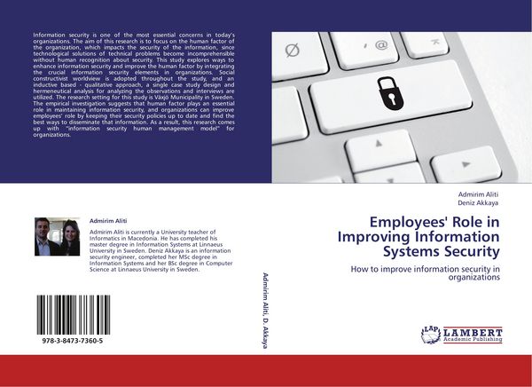 Produktbild: Employees' Role in Improving Information Systems Security