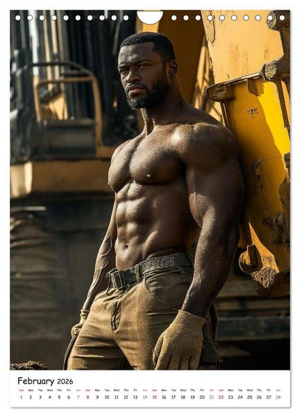 Produktbild: Hot Builders - Hard at Work (Wall Calendar 2026 DIN A4 portrait), CALVENDO 12 Month Wall Calendar