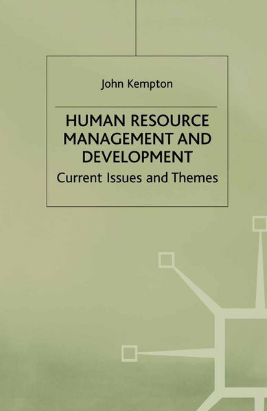 Produktbild: Human Resource Management and Development