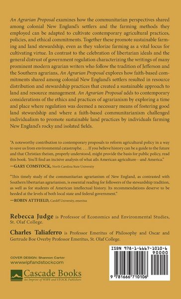 Produktbild: An Agrarian Proposal