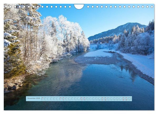 Produktbild: Mittenwald rundherum ein Wintertraum (Wandkalender 2026 DIN A4 quer), CALVENDO Monatskalender