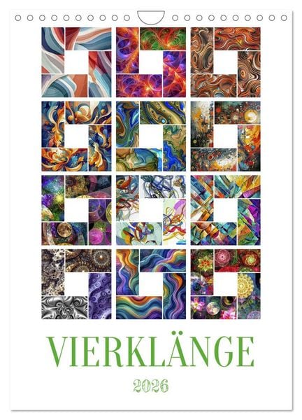 Produktbild: Vierkl&auml;nge (Wandkalender 2026 DIN A4 hoch), CALVENDO Monatskalender
