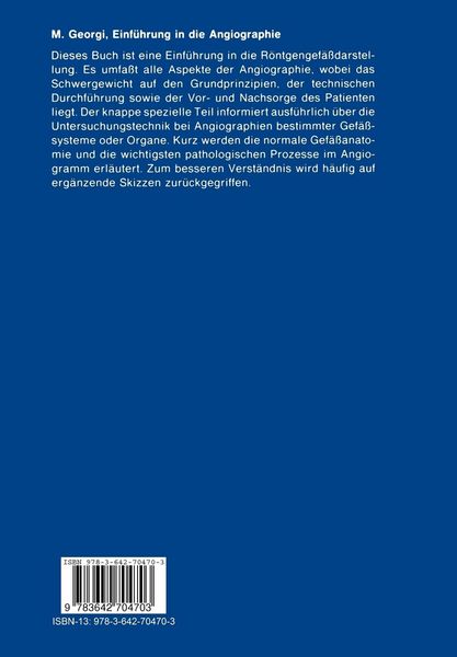 Produktbild: Einf&uuml;hrung in die Angiographie