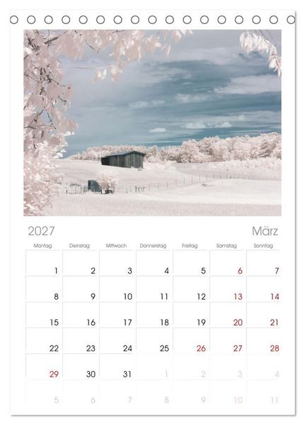 Produktbild: Tischplaner 2027 - Lychen - zwischen Wald und Seen (A5 Tischkalender zum Aufstellen) CALVENDO