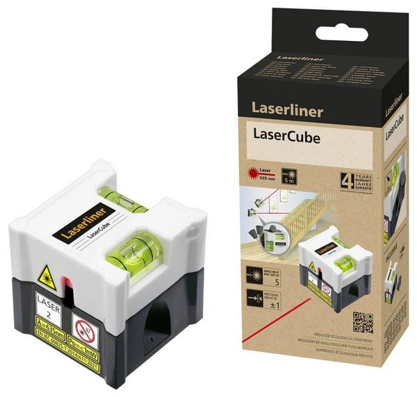 Produktbild: Laserliner LaserCube Linienlaser Reichweite (max.): 5m