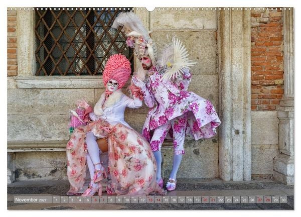 Produktbild: neunziggrad I photoart: der karneval von venedig (Wandkalender 2027 DIN A2 quer), CALVENDO Monatskalender