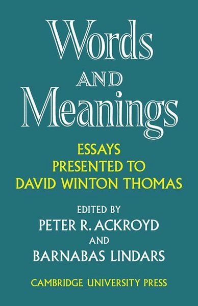 Produktbild: Words and Meanings