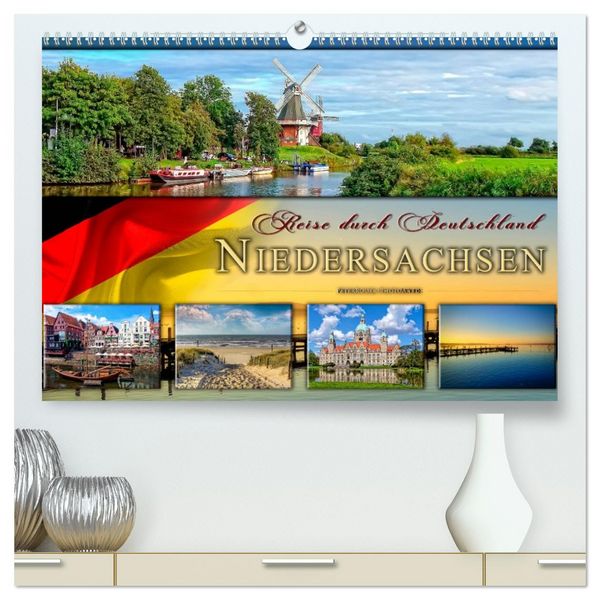 Produktbild: Reise durch Deutschland - Niedersachsen (hochwertiger Premium Wandkalender 2026 DIN A2 quer), Kunstdruck in Hochglanz