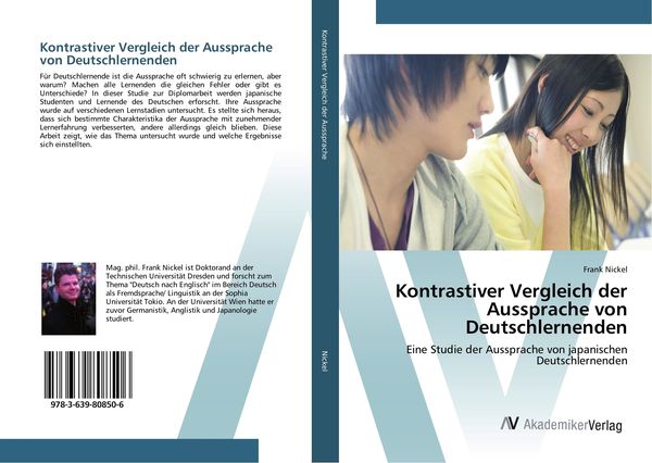 Produktbild: Kontrastiver Vergleich der Aussprache von Deutschlernenden