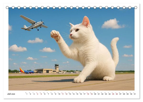 Produktbild: Katzen Weltherrschaft (Tischkalender 2026 DIN A5 quer), CALVENDO Monatskalender