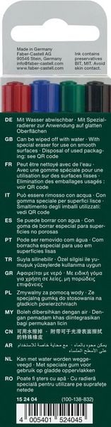 Produktbild: Faber-Castell Marker Multimark non-permanent S, 4er Set