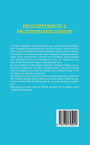 Produktbild: Produktdesign & Produktmanagement f&uuml;r Einsteiger