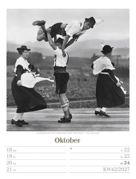 Produktbild: Die gute alte Zeit Wochenplaner Kalender 2027
