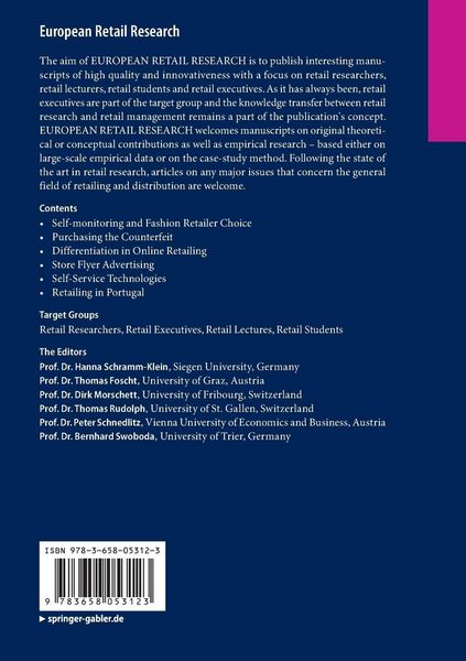 Produktbild: European Retail Research
