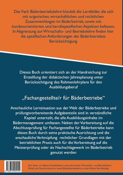 Produktbild: B&auml;derbetriebslehre