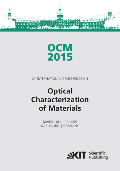 Produktbild: OCM 2015 - Optical Characterization of Materials - conference proceedings