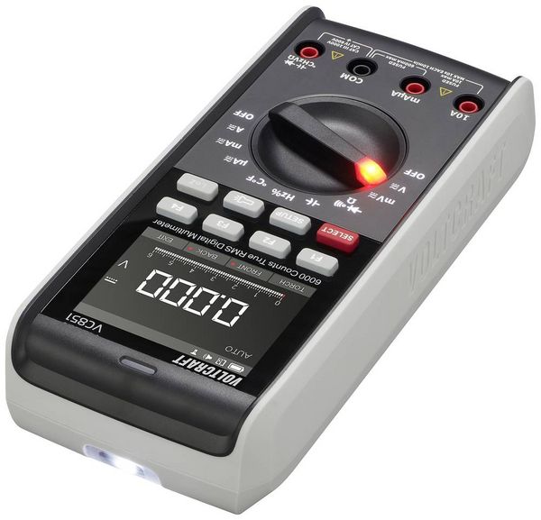 Produktbild: VOLTCRAFT VC851 Hand-Multimeter digital LoZ CAT III 1000 V, CAT IV 600 V Anzeige (Counts): 6000