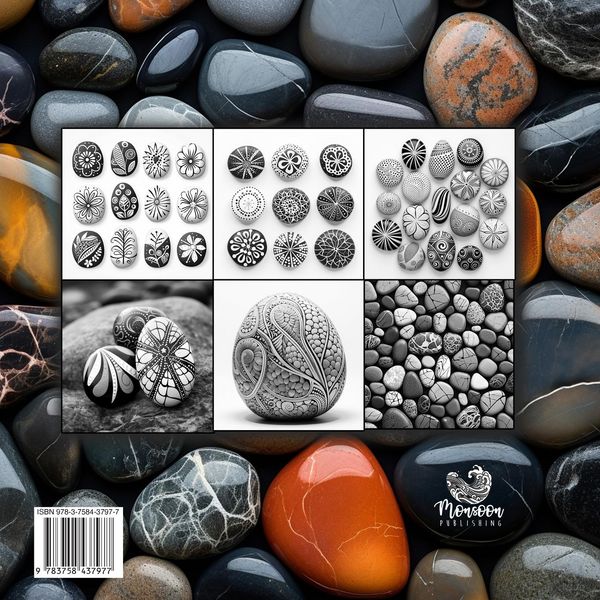 Produktbild: 3D Steinmalerei Malbuch f&uuml;r Erwachsene