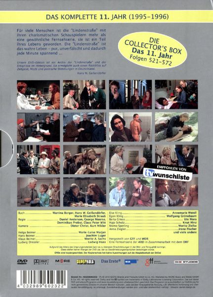 Produktbild: Lindenstra&szlig;e - Collector's Box 11/Folgen 521-572 [10 DVDs]