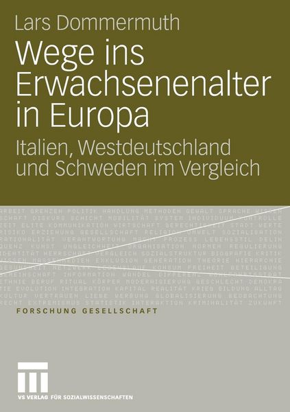 Produktbild: Wege ins Erwachsenenalter in Europa