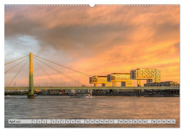 Produktbild: Wundersch&ouml;nes K&ouml;ln (hochwertiger Premium Wandkalender 2027 DIN A2 quer), Kunstdruck in Hochglanz
