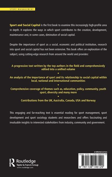 Produktbild: Sport and Social Capital