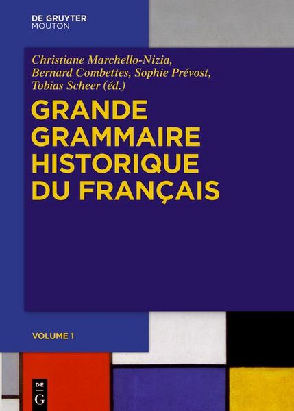 Produktbild: Grande Grammaire Historique du Fran&ccedil;ais (GGHF)