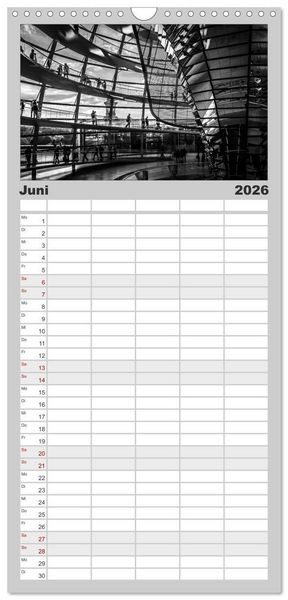 Produktbild: Familienplaner 2026 - berlin specials mit 5 Spalten (Wandkalender, 21 x 45 cm) CALVENDO