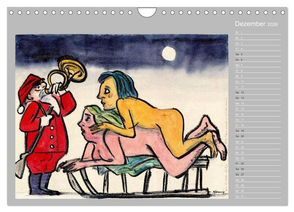 Produktbild: Wolf-Dieter Pfenning &ndash; 12 Monate auf Papier (Wandkalender 2026 DIN A4 quer), CALVENDO Monatskalender