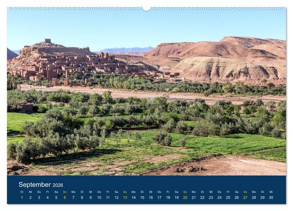 Produktbild: Marokko Traumlandschaften (Wandkalender 2026 DIN A2 quer), CALVENDO Monatskalender