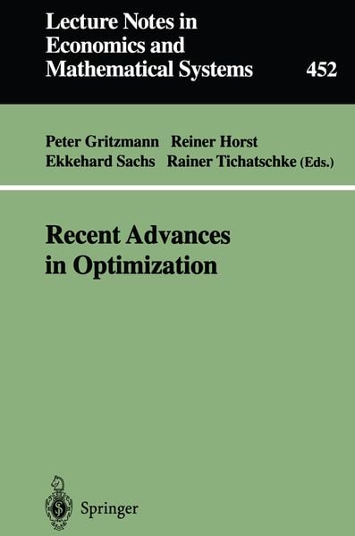 Produktbild: Recent Advances in Optimization