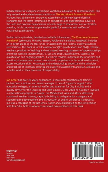 Produktbild: The Vocational Assessor Handbook