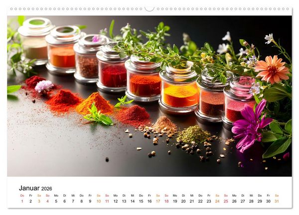 Produktbild: K&uuml;chenkalender Glaswerk (hochwertiger Premium Wandkalender 2026 DIN A2 quer), Kunstdruck in Hochglanz