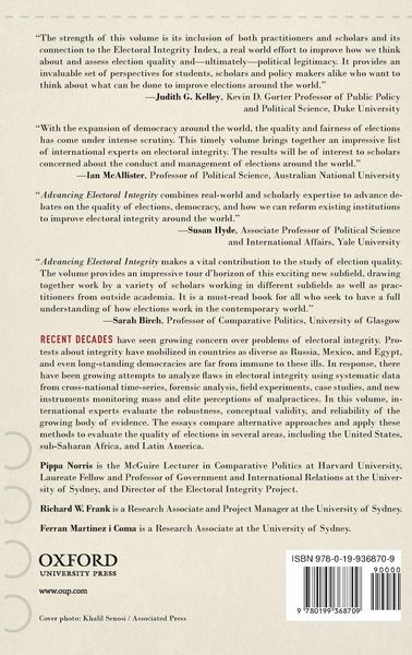 Produktbild: Advancing Electoral Integrity