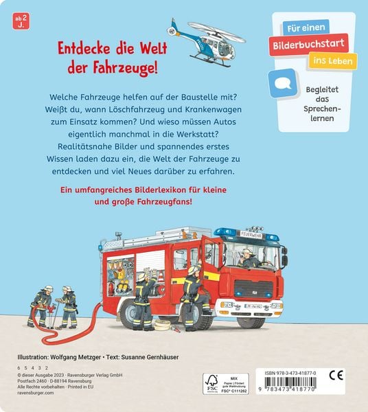 Produktbild: Mein gro&szlig;es Bilderlexikon: Alles &uuml;ber Fahrzeuge