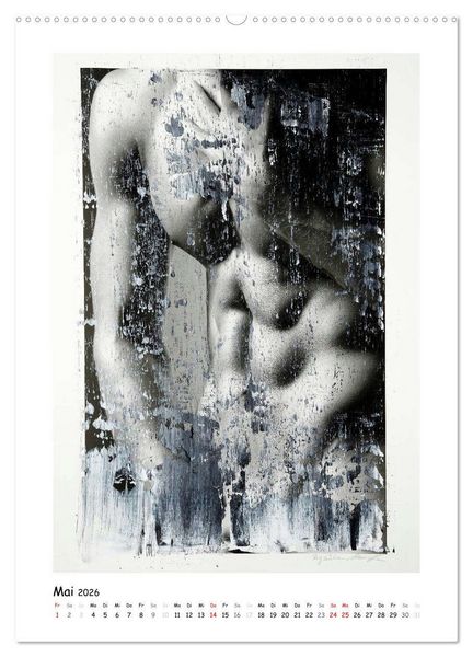 Produktbild: Overpainted ... M&auml;nner (Wandkalender 2026 DIN A2 hoch), CALVENDO Monatskalender