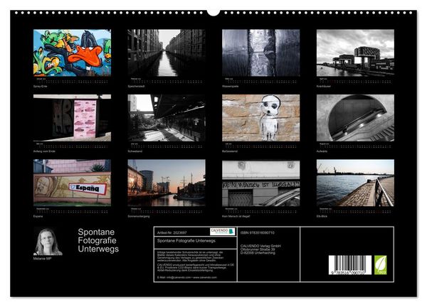 Produktbild: Spontane Fotografie Unterwegs (hochwertiger Premium Wandkalender 2026 DIN A2 quer), Kunstdruck in Hochglanz