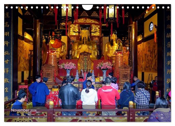 Produktbild: Shanghai - faszinierende Facetten (Wandkalender 2026 DIN A4 quer), CALVENDO Monatskalender