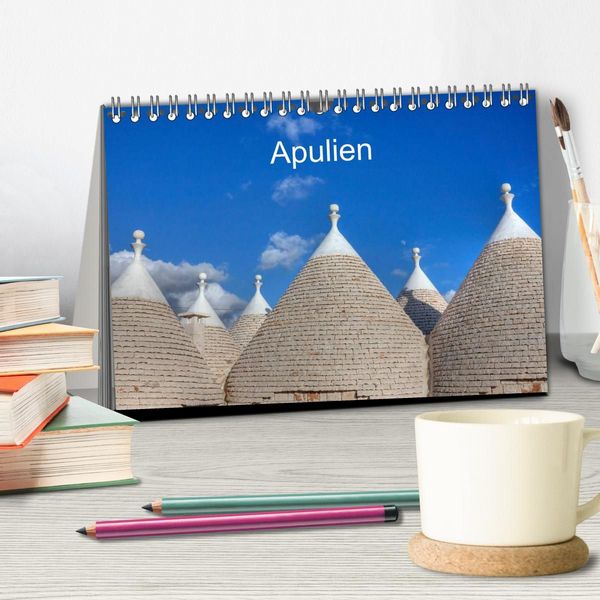 Produktbild: Apulien (Tischkalender 2027 DIN A5 quer), CALVENDO Monatskalender