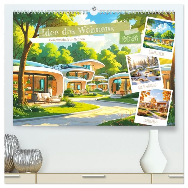 Produktbild: Idee des Wohnens (hochwertiger Premium Wandkalender 2026 DIN A2 quer), Kunstdruck in Hochglanz