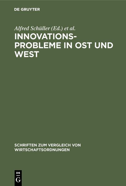 Produktbild: Innovationsprobleme in Ost und West