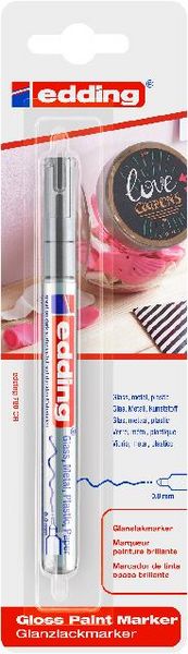 Produktbild: edding Glanzlackmarker 780 silber 0,8mm
