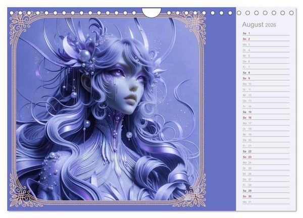 Produktbild: Gesichter als Leinwand (Wandkalender 2026 DIN A4 quer), CALVENDO Monatskalender