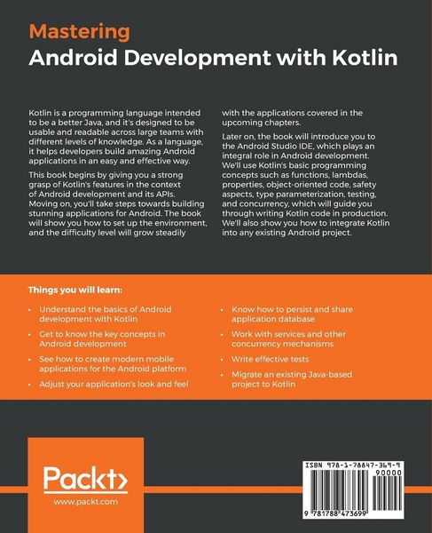 Produktbild: Mastering Android Development with Kotlin