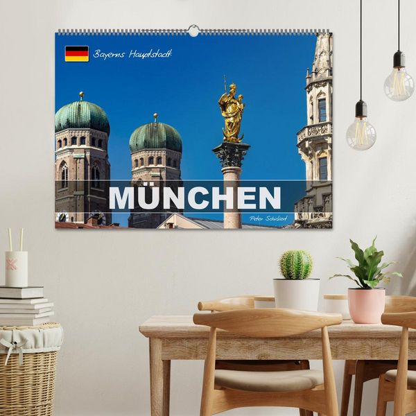 Produktbild: Bayerns Hauptstadt: M&uuml;nchen (Wandkalender 2027 DIN A2 quer), CALVENDO Monatskalender